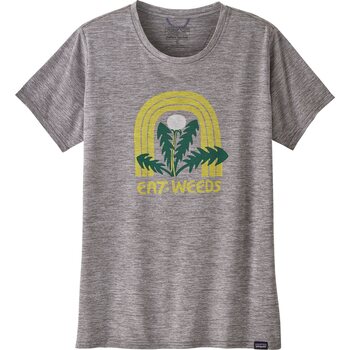 Patagonia Cap Cool Daily Graphic Shirt - Lands Womens, Salad Greens: Feather Grey, XS