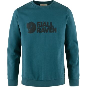 Fjällräven Logo Sweater Mens, Deep Sea (574), M