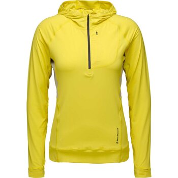 Black Diamond Alpenglow Pro Hoody Womens, Clean Yellow, S