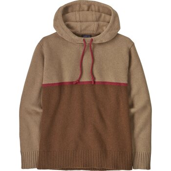 Patagonia Recycled Wool - Blend Sweater Hoody Mens, Nest Brown, M