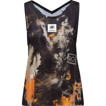 Mammut Massone Sport Tank Top Sender Womens, Black - Tangerine, L