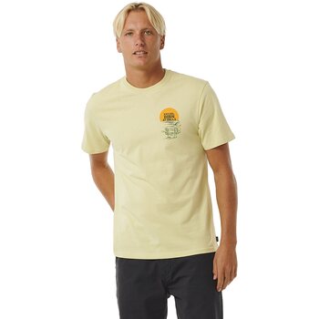 Rip Curl Keep on Trucking Tee Mens, Vintage Yellow, S