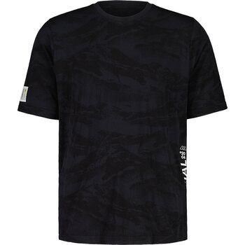 Maloja BessunM. Jersey Mens, Deep Black Mountain Camo, XL