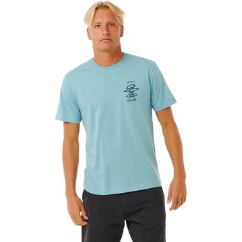 Rip Curl Search Icon Tee Mens, Dusty Blue, XL