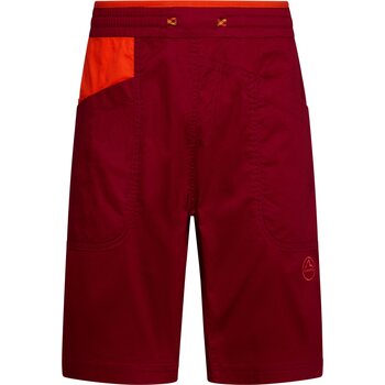 La Sportiva Bleauser Short Mens, Sangria/Cherry Tomato, S