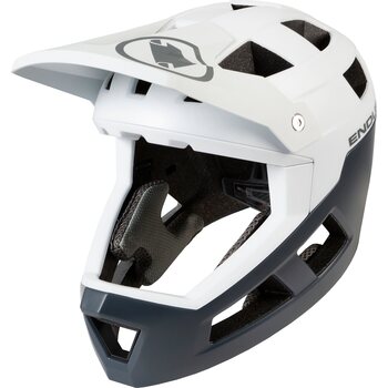 Endura Singletrack Full Face MIPS Helmet, White, L-XL