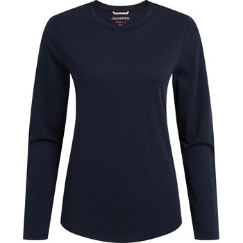 Craghoppers NosiLife Akona Long Sleeved Top Womens, Blue Navy, L (UK 14)