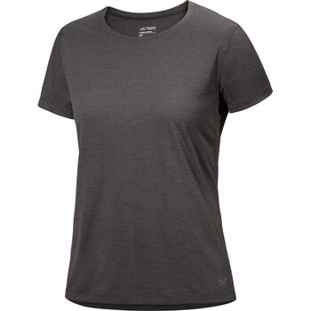 Arc'teryx Taema Crew SS Womens, Black Heather, S