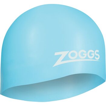 Zoggs Easy-Fit Silicone Cap, Light Blue