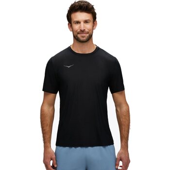 Hoka Airolite Run Short Sleeve Mens, Black, S