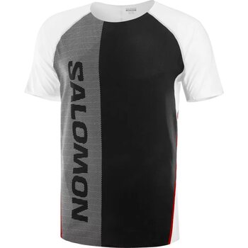 Salomon S/Lab Speed Tee Mens, Deep Black / White, L