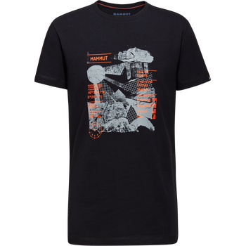 Mammut Massone T-Shirt Rocks Mens, Black, L