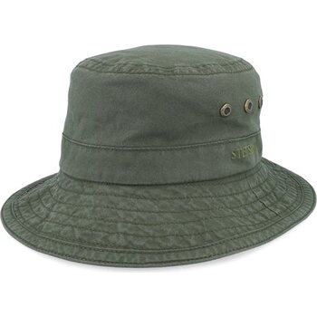 Stetson Bucket Delave Organic Cotton, Forest Green, 63/XXL