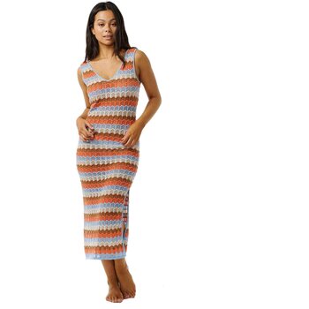 Rip Curl Santorini Sun Crochet Dress Womens, Multicolor, L