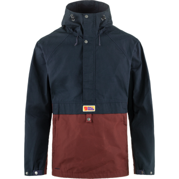 Fjällräven Vardag Anorak Mens, Dark Navy / Maroon (555-352), S