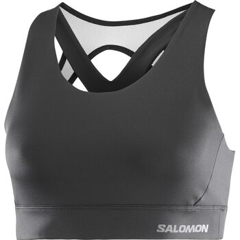 Salomon Cross Run Bra Womens, Deep Black, XS