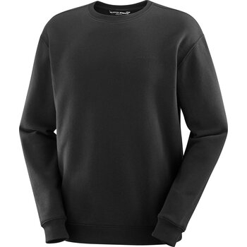 Salomon Logo Pride Crew Mens, Deep Black, XL