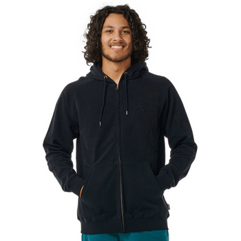 Rip Curl Searchers Zip Thru Hood Mens, Black, M