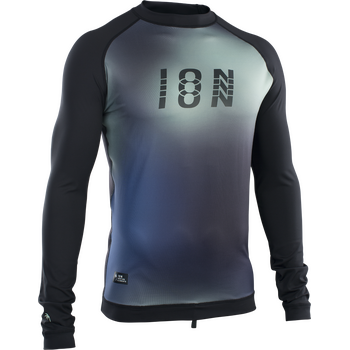 ION Rashguard Men Maze LS, Blue Gradient, 56/XXL