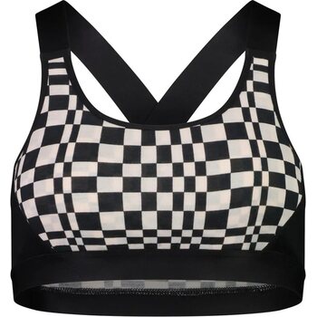 Mons Royale Stella X-Back Bra, Checkers, L