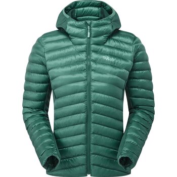 Rab Cirrus Flex Insulated Hooded Jacket Womens, Eucalyptus / Green Slate, L (UK 14)