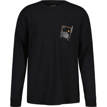Maloja ChliM. Longsleeve Mens, Deep Black, M