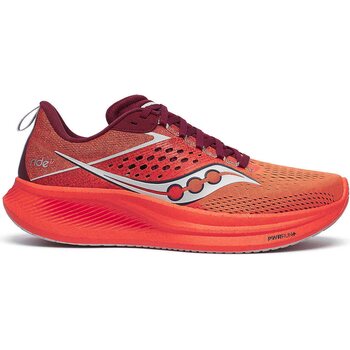 Saucony Ride 17 Mens, Pepper / Currant, EUR 47 (US 12.5)