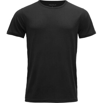 Devold Jakta Merino T-Shirt Mens, Black, S