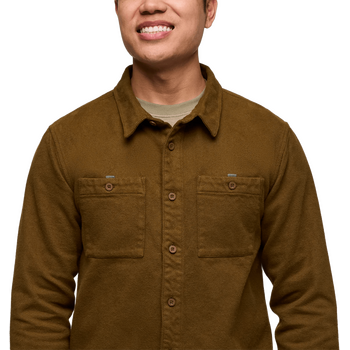 Cotopaxi Mero Organic Flannel Shirt Mens, Live Oak, L