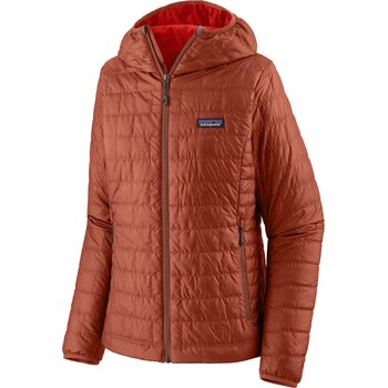 Patagonia Nano Puff Hoody Womens, Burnished Red, S