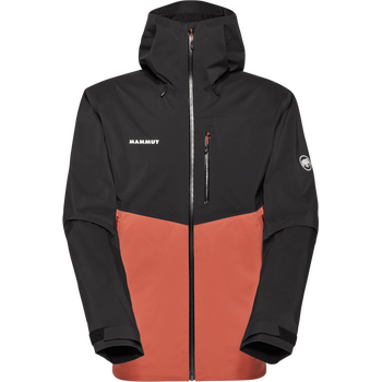 Mammut Alto Guide HS Hooded Jacket Men, Brick-Black, S