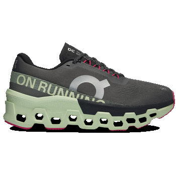 On Cloudmonster 2 Womens, Asphalt / Lima, EUR 38.5 (US 7.5)