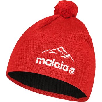 Maloja RothornM. Knit Beanie, Fire Red, One Size