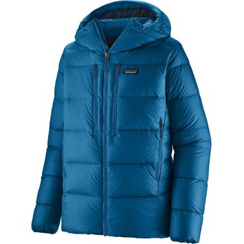 Patagonia Fitz Roy Down Hoody Mens, Endless Blue, L