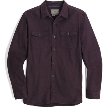 Royal Robbins Bristol Organic Cotton Twill Longsleeve Mens, Black Currant (525), XL