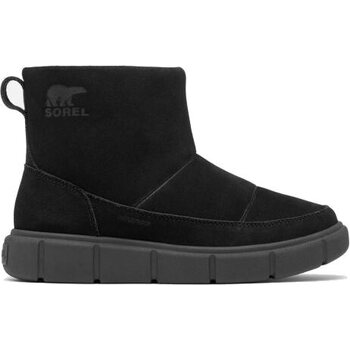 Sorel Explorer III Slip-On Waterproof Womens, Black / Sea Salt, 40 (US 9)