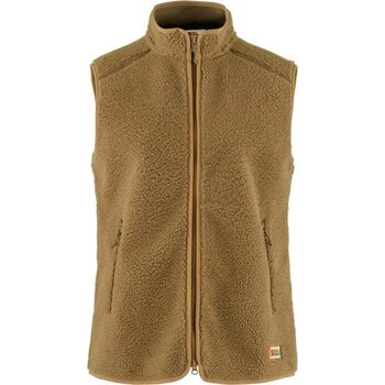 Fjällräven Vardag Pile Fleece Vest Womens, Buckwheat Brown (232), S