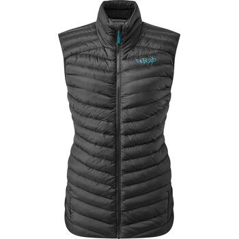 Rab Cirrus Vest Womens, Black, S (UK 10)