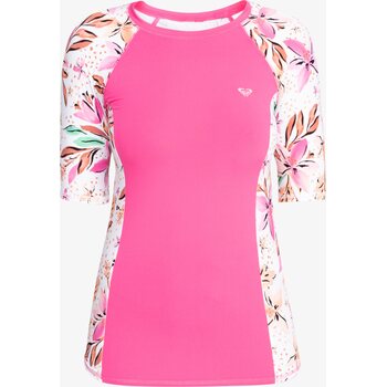 Roxy SS Lycra Printed Womens, Pink, M