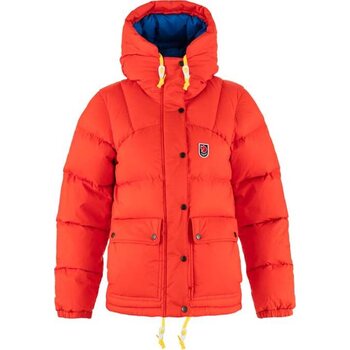 Fjällräven Expedition Down Lite Jacket Womens, Flame Orange / UN Blue (214-525), M