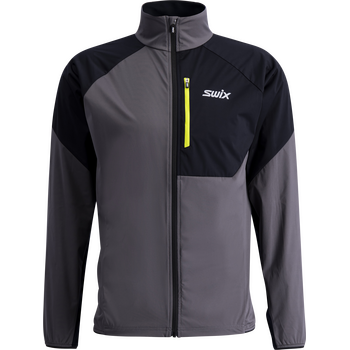 Swix Focus Wind Jacket Mens, Magnet / Black, XL