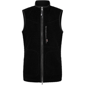 Varg Vargön Fat Wool Vest Womens, Black Granite, XL