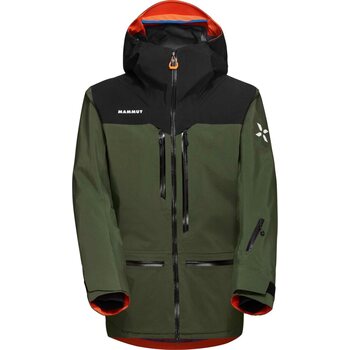 Mammut Eiger Free Pro HS Hooded Jacket Mens, Dark Marsh - Black, S