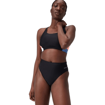 Speedo Solid Hi Waist Bottom, Anthracite, M