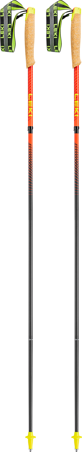 LEKI Neotrail Pro FX.One Superlite Natural Carbon / Bright Red / Neon Pink