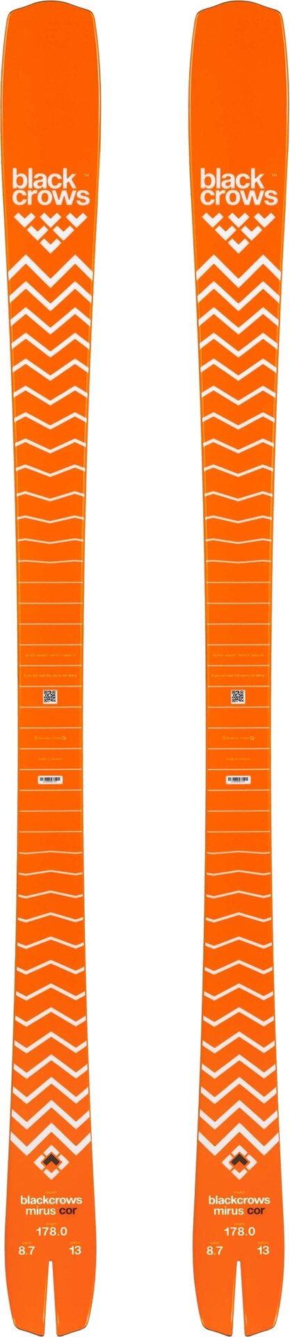 Black Crows Mirus Cor Skis Orange
