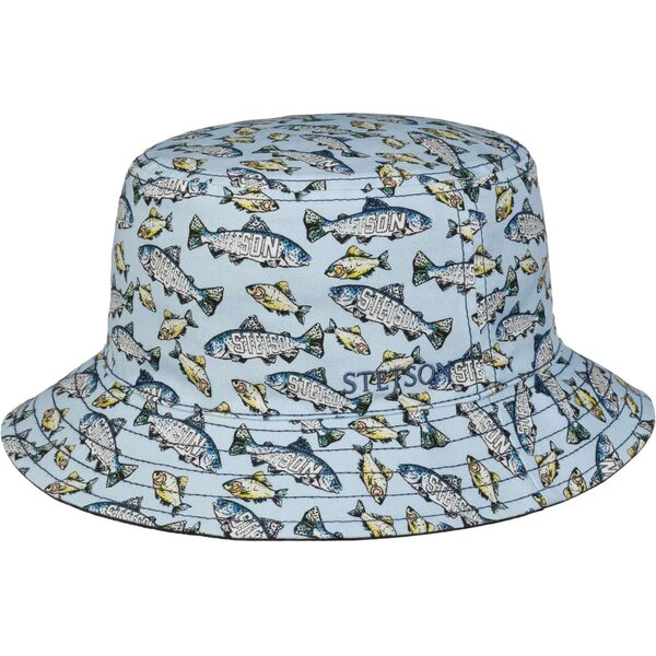 Blue Fish Print