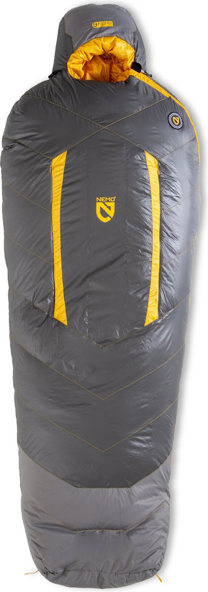 Nemo Sonic Down Mummy Sleeping Bag -20 Goodnight Gray / Torch