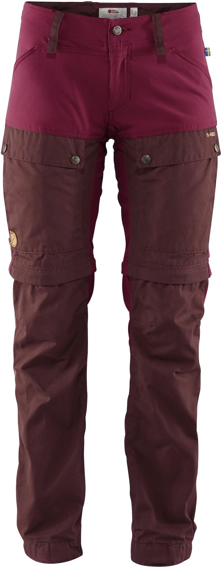 Fjällräven Keb Gaiter Trousers Women Dark Garnet/Plum (356-420)
