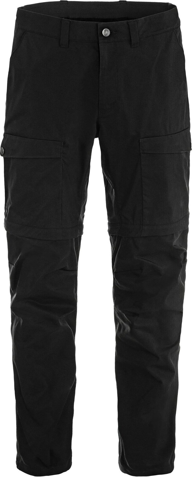 Fjällräven Abisko Hybrid Trail Trousers Zip-off Mens Black